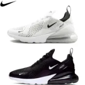 Nike Wmns Air Max 270 男女鞋 黑白 白黑 氣墊鞋 跑步 休閑 運動鞋 AH8050-002-100