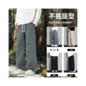 (店+)工作褲男女生防曬多口袋冰絲吸濕排汗機能透氣登山褲工裝褲長褲寬褲涼感褲休閒褲運動褲慢跑褲加大尺碼直筒褲工作褲褲子下著男裝父親節禮物送禮精選