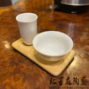紅芳庭【白瓷 聞香杯組】羊脂玉瓷 茶具 聞香杯 陶瓷茶杯 品茗杯 試茶杯 簡約白色 聞香 茶杯 杯墊 泡茶 茶道用具
