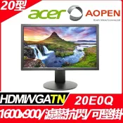acer Aopen 20E0Q bi 20吋 液晶螢幕 不閃屏 濾藍光 HDMI 螢幕