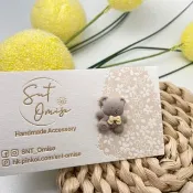 【熊啤啤・擴香石口罩扣】香港手作/擴香石飾品/口罩扣/熊啤啤