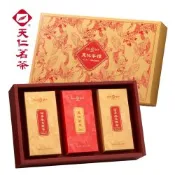 天仁茶禮禮盒-四季春烏龍茶80gx2+茶王80gx1(附提袋)