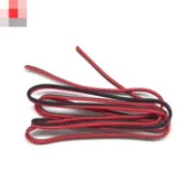【5米】2*0.3黑紅雙芯並排線 音訊線 電子並線 連接線小導線 電線 5米 W313-191210[361905現貨