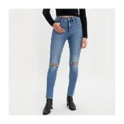 【LEVIS】女款 REVEL高腰緊身提臀牛仔褲 / 超彈力塑形布料 熱賣單品 74896-0048