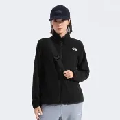【The North Face】北面女款黑色舒適保暖抓絨外套｜8FJUJK3