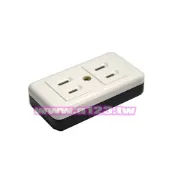 民權橋電子生活百貨 電木兩孔插座(二連座) D506 電木二聯 電木二連
