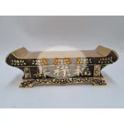 〔歡喜佛具〕銅製 蓮花福祿壽茶几  茶台  敬茶台｜祖先用  公媽用 拜拜用品  祭祀用品