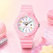 【CASIO 卡西歐】LRW-200H-4B2 運動風格繽紛色彩指針錶款(防水100米 錶徑約3.42公分)