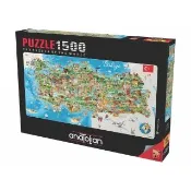 好森-土耳其文化地圖 1500片拼圖 Anatolian