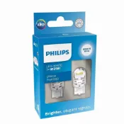 (店+)【Philips 飛利浦】T20 W21W 7440 單芯 白光 6000K LED(日行燈 後霧燈 剎車燈)