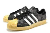 Adidas Originals Superstar 80s 黑蛇 蛇紋 蟒蛇 奶油頭 奶油底 仿舊加工 全新正品