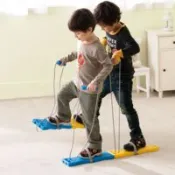 【百利市購物中心】Weplay身體潛能開發系列【動作發展】蜈蚣競賽板-2對 ATG-KM4001-1-004