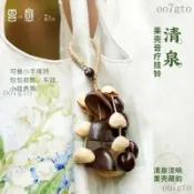 果殼音束 成品手搖鈴 音療樂器 個性果殼鈴 樂器果實 手搖鈴 雲愈滿願果殼掛件幸運揹包配飾手搖鈴果殼風鈴包包汽車掛件飾品