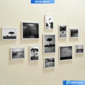 ins北歐風 免打孔照片墻 掛畫 壁掛 墻上裝飾品創意客廳照片墻墻壁掛墻相框肯尼亞攝影 原創畵芯