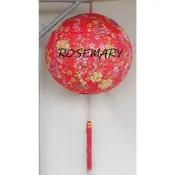 手工客家花布燈籠50CM/年節佈置/會場佈置/過年/燈籠/大門佈置/門聯/春聯