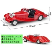 【可開發票】WELLY威利1:34-36-39賓士1936Mercedes-Benz 500K合金汽車模型