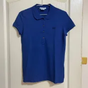 A108 二手 美國 Lacoste 鱷魚牌 拉科斯特 男生短袖POLO衫 上衣 短袖襯衫 短T T恤 粉色上衣 女生