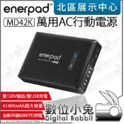 數位小兔【 enerpad 萬用行動電源 41400mAh MD-42K 】行動電源 42K-PD AC 供電機 公司貨