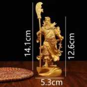 🌟臺灣熱賣🌟關公擺件武財神家用實木供奉神像招財店鋪關二爺客廳財神關羽開業 關聖帝君 中壇元帥 武財神 招財 招財擺飾