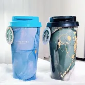 「🇺🇸美國代購✈️」 星巴克甄選 大理石紋保溫杯473ml 304不鏽鋼 隨行水壺 保冷杯 咖啡杯 starbucks