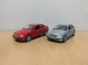 阿開王 ~ Welly Mercedes-Benz W203 C220 CDI C-Class 賓士 柴油 紅 1/43