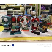 Banpresto 假面騎士公仔套組/舊1號 舊2號 V3 X 亞馬遜貯金箱 五款