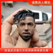 🔥夯品競標｜「錯過可惜」｜🎁實拍現貨 1/6兵人頭彫 瓦坎達 反派 金錢豹 黑豹 平靜版頭彫模型