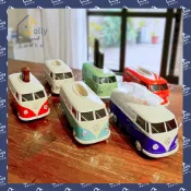 ✨現貨在台(出清不補) Volkswagen T1 復古麵包車造型面紙盒-單色/雙色多款 福斯 仿真模型 收納盒 胖卡