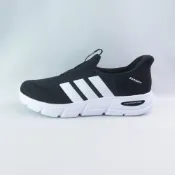 ADIDAS HQ2568 Cloudfoam Flex 男 慢跑鞋 寬楦 無鞋帶 黑x白【iSport愛運動】