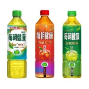 【HOTAI購】【每朝健康】綠茶/雙纖綠茶/無糖紅茶650mlx24入/箱