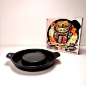 (店+)【Pearl Life 珍珠金屬】Pearl ｜28cm｜火烤兩用鍋/烤盤/火鍋/壽喜燒/燒烤/烤肉/鐵板/涮涮鍋/HC-650
