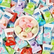 現✨貨 爆漿瑞士糖多口味混合水果夾心糖果軟糖糖果獨立喜糖招待糖果批發