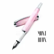 =小品雅集= 臺灣 MONTREUX 夢多 花草系列 鋼筆（Plum blossom梅花）全花紋銀夾
