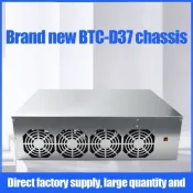 ♞新店特惠 ,,,Dou BTC-D37 GPU比特幣以太坊BTC礦機主板8顯卡槽4風扇