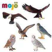 Mojo Fun動物模型-美國老鷹/遊隼/金鷹/大角貓頭鷹/雪鴞/倉鴞/公仔/動物/模型/玩具