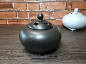 [多藝多]台灣製精品 品質安全看的見 電子薰香爐 五福墨金 贈香粉 贈鐵盤及夾子