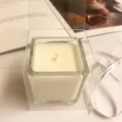 CH.CANDLE 蠟燭包裝盒 pvc塑膠盒 數量有限 小方杯蠟燭包裝盒 馬卡龍蠟燭 石頭蠟燭 包裝盒