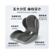 (店+)新品 含發票 嚴選記憶棉一體坐墊辦公室久坐神器護腰靠墊學生矯正坐姿人體坐墊