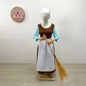 (店+)灰姑娘傭人裝 WULA烏拉 迪士尼灰姑娘女僕裝 灰姑娘衣服 灰姑娘打掃裝扮 仙杜瑞拉公主 灰姑娘僕人