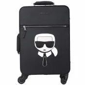 KARL LAGERFELD K/IKONIK 卡爾 Q版老佛爺行李箱(黑色)