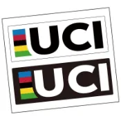 ✨臺灣熱賣✨UCI世界自行車聯盟LOGO貼紙公路車山地車貼自行車架前叉頭盔定製