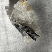 板鈦 鈦晶 黑銀鈦 髮晶 天然水晶 冰透 擺設 水晶原礦 原石