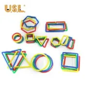 娃娃國【台灣 USL】遊思樂 邏輯連環扣(5種形狀、40pcs)