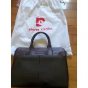 皮爾卡登公事包手提包有附背袋左右有內層裡面有拉鏈也有內層