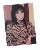 (嘉126)  劉嘉玲  3*5 沖洗照片一張，早期圓角相片，保存還不錯!