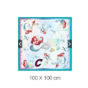 🌷現貨 台灣出貨 泰國品牌 kiss me doll 迪士尼小美人魚聯名款 愛麗兒 絲巾