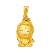 【元大珠寶】黃金墜9999眾神保佑觀音菩薩(0.74錢正負5厘)