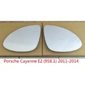 保時捷 Porsche Cayenne E2 (958.1) 2011-2014 歐規廣角後視鏡片, 電熱除霧