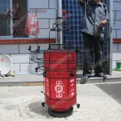 協貿國際日用品生活館 古典大六角宮燈/純手工編織/田園仿古喜慶/大紅/吊燈/戶外燈籠