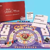 【桌遊】正版富爸爸現金流成人版少兒版遊戲財富流沙盤中文財商教具桌遊